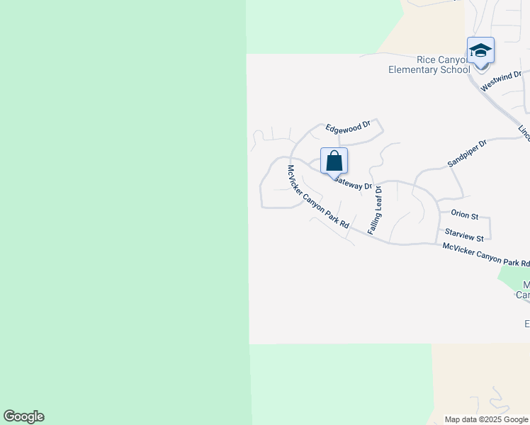 map of restaurants, bars, coffee shops, grocery stores, and more near 29371 High Ridge Drive in Lake Elsinore