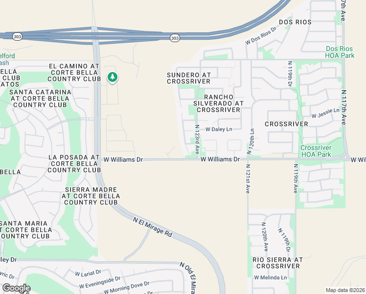 map of restaurants, bars, coffee shops, grocery stores, and more near 22926 North Candlelight Court in Sun City
