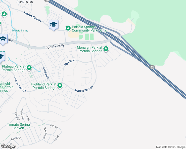 map of restaurants, bars, coffee shops, grocery stores, and more near 128 Mossvine in Irvine