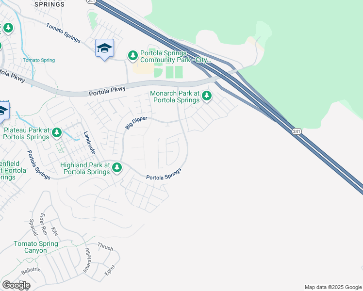 map of restaurants, bars, coffee shops, grocery stores, and more near 128 Mossvine in Irvine