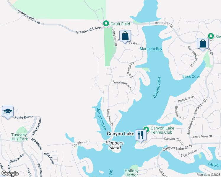 map of restaurants, bars, coffee shops, grocery stores, and more near Longhorn Drive in Menifee