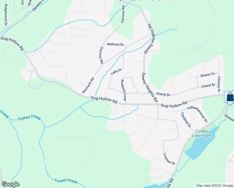 map of restaurants, bars, coffee shops, grocery stores, and more near 5563 Cheryl Drive in Pinson