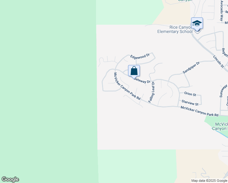 map of restaurants, bars, coffee shops, grocery stores, and more near 29371 High Ridge Drive in Lake Elsinore