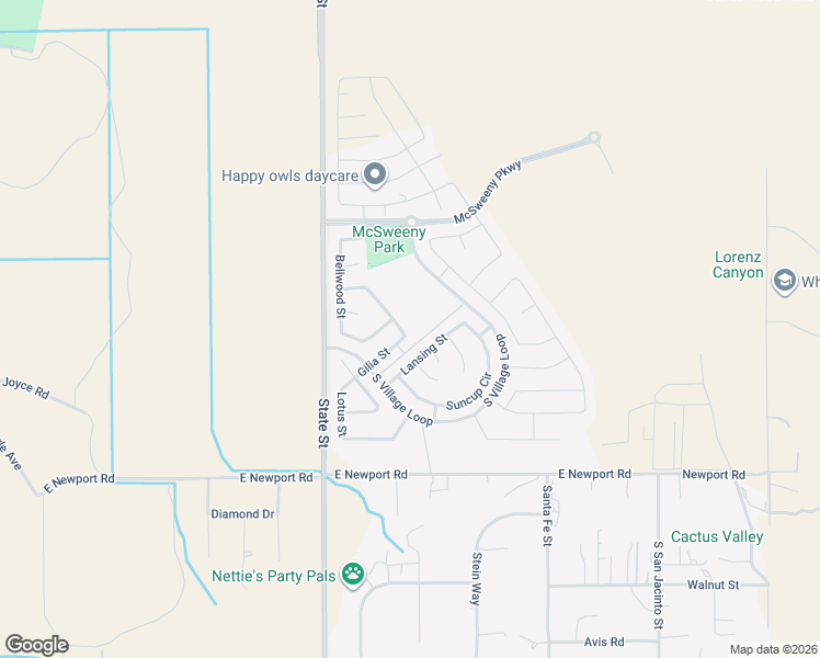 map of restaurants, bars, coffee shops, grocery stores, and more near 373 Gilia Street in Hemet