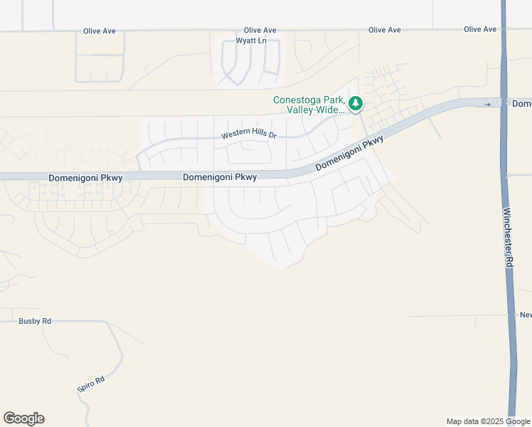 map of restaurants, bars, coffee shops, grocery stores, and more near 32184 Rambling Court in Winchester