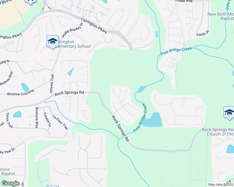 map of restaurants, bars, coffee shops, grocery stores, and more near 3284 Pennington Drive in Stonecrest