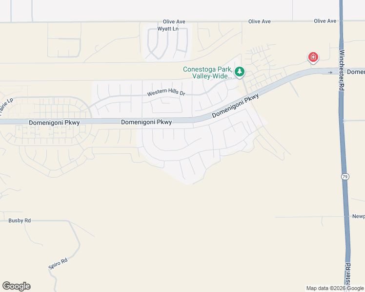 map of restaurants, bars, coffee shops, grocery stores, and more near 32198 Rambling Court in Winchester