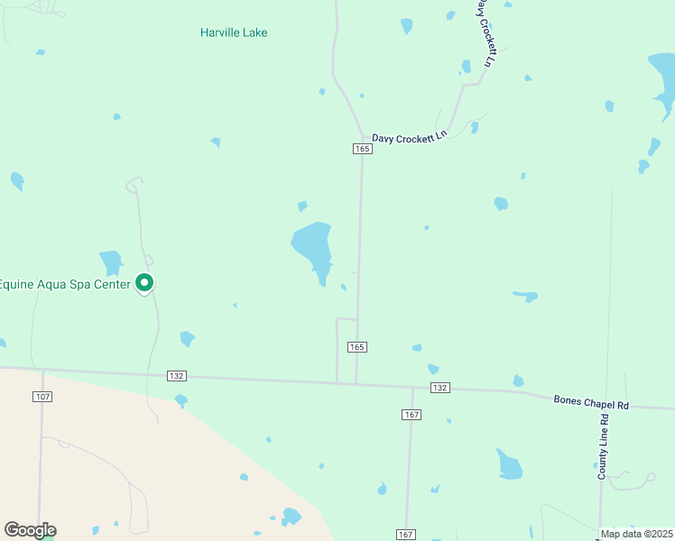 map of restaurants, bars, coffee shops, grocery stores, and more near 1165 County Road 165 in Whitesboro