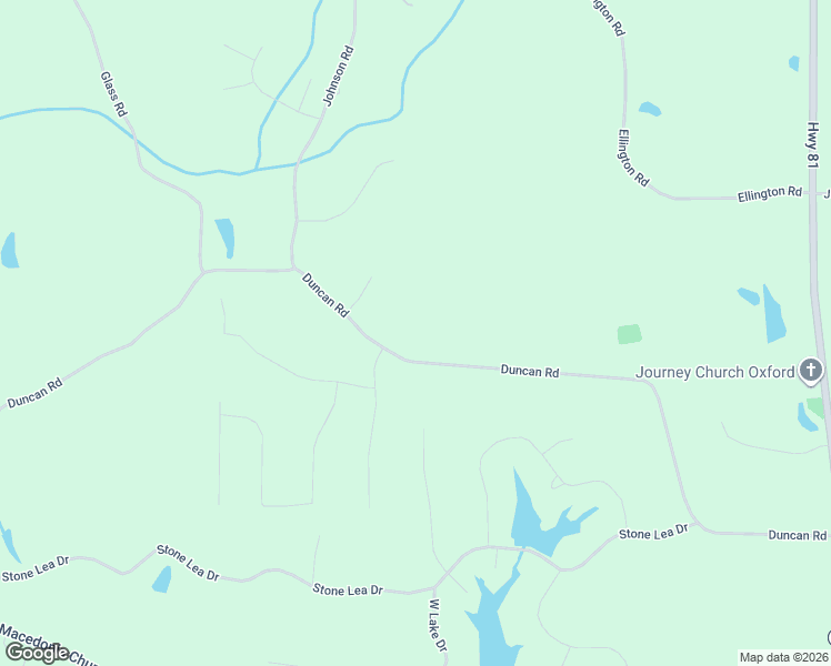 map of restaurants, bars, coffee shops, grocery stores, and more near 634 Duncan Road in Oxford