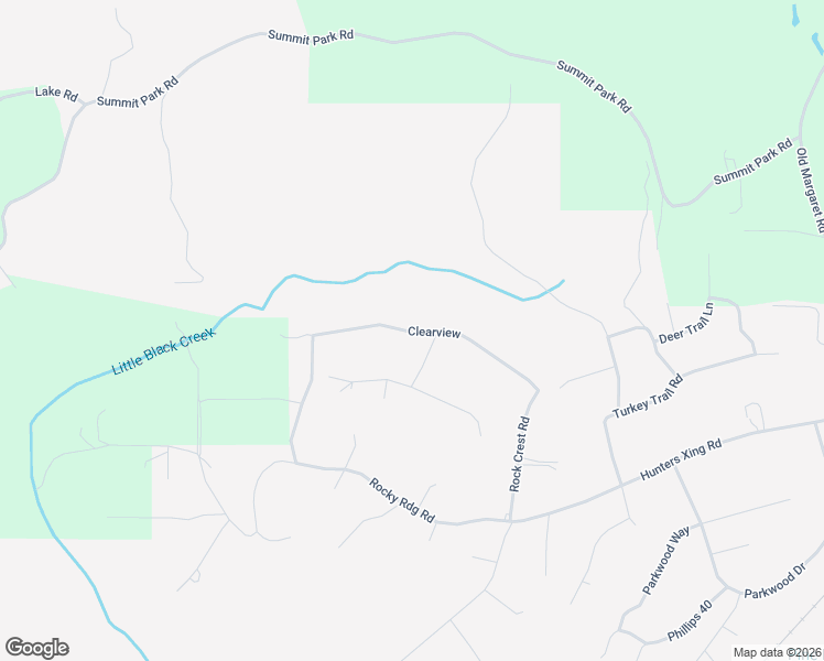 map of restaurants, bars, coffee shops, grocery stores, and more near 276 Clearview in Odenville