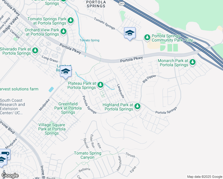 map of restaurants, bars, coffee shops, grocery stores, and more near 120 Halo in Irvine