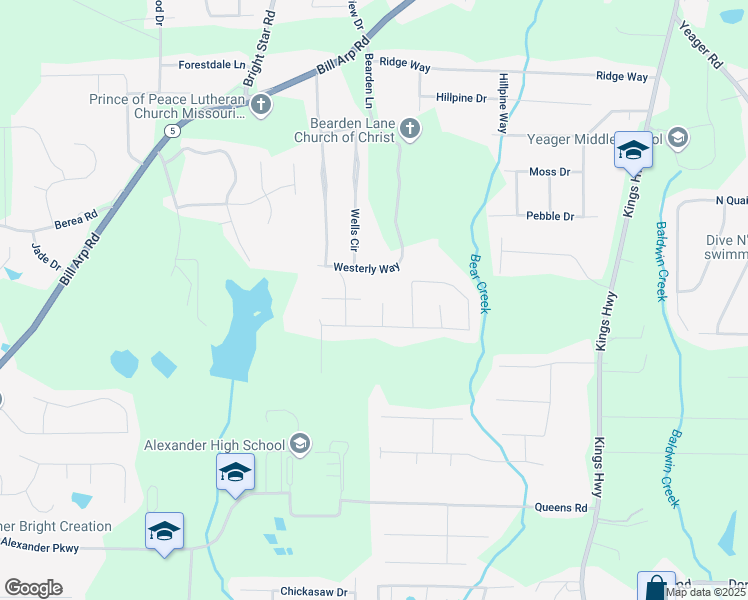 map of restaurants, bars, coffee shops, grocery stores, and more near 4164 West Shore Court in Douglasville