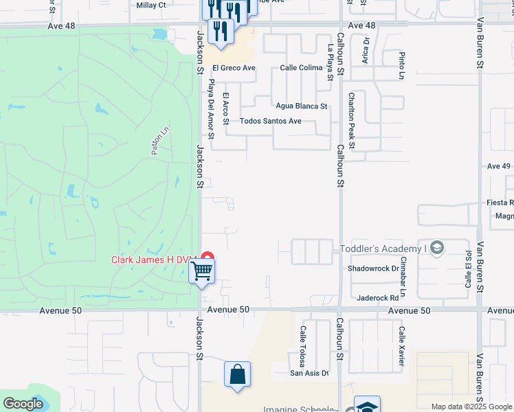 map of restaurants, bars, coffee shops, grocery stores, and more near in Chiriaco Summit