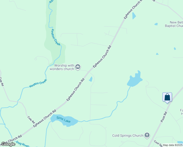 map of restaurants, bars, coffee shops, grocery stores, and more near River Bend Court in Villa Rica