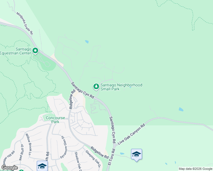 map of restaurants, bars, coffee shops, grocery stores, and more near 29181 Latigo Canyon Road in Silverado