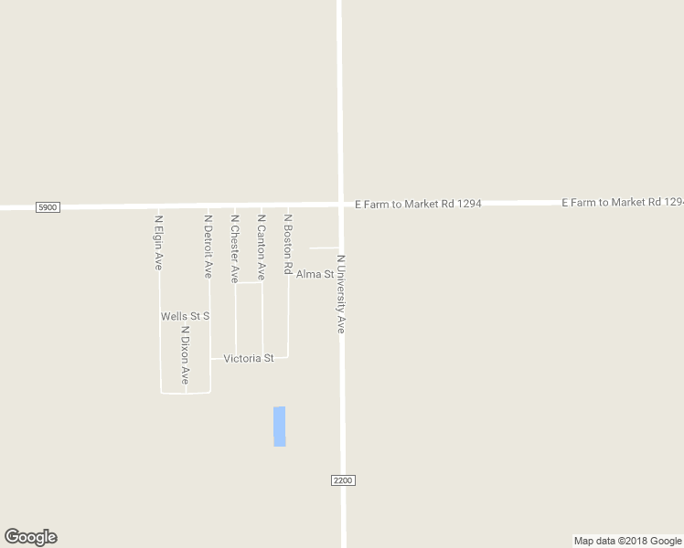 map of restaurants, bars, coffee shops, grocery stores, and more near 9898 Farm-To-Market Road 1264 in Lubbock