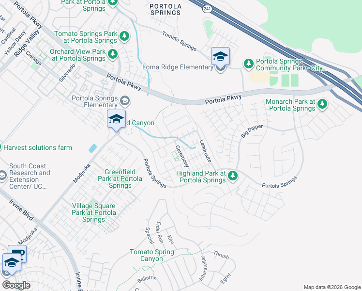 map of restaurants, bars, coffee shops, grocery stores, and more near 136 Hemisphere in Irvine