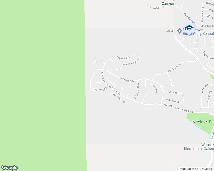 map of restaurants, bars, coffee shops, grocery stores, and more near 29412 High Ridge Drive in Lake Elsinore