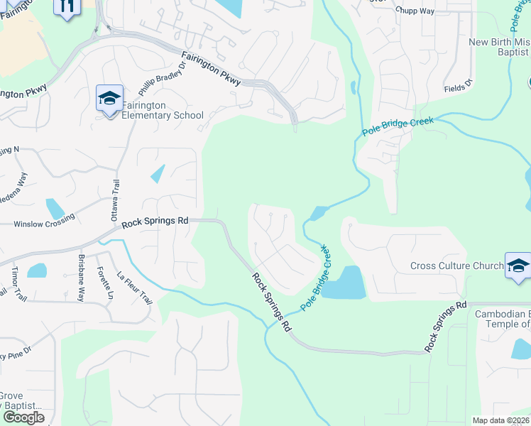 map of restaurants, bars, coffee shops, grocery stores, and more near 5925 Cassie Drive in Stonecrest