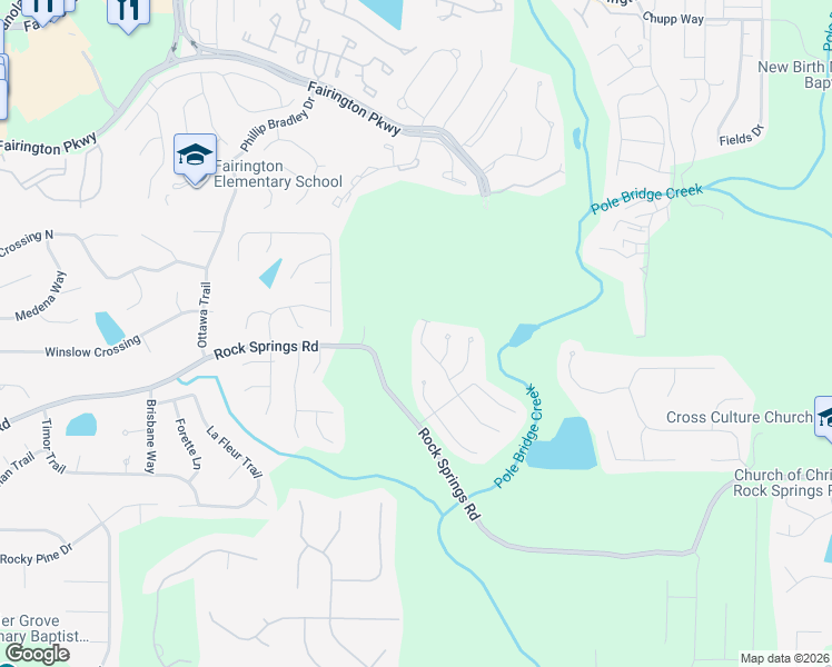 map of restaurants, bars, coffee shops, grocery stores, and more near 3259 Pennington Drive in Stonecrest