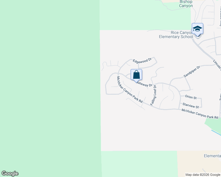 map of restaurants, bars, coffee shops, grocery stores, and more near 29389 Cascade Court in Lake Elsinore
