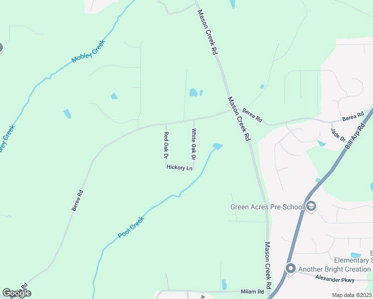 map of restaurants, bars, coffee shops, grocery stores, and more near 4145 White Oak Drive in Winston