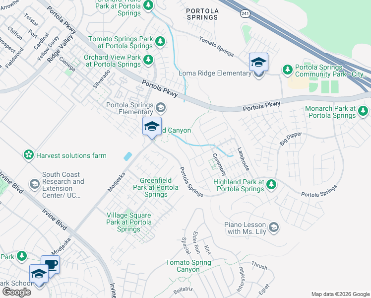 map of restaurants, bars, coffee shops, grocery stores, and more near 114 Chronology in Irvine