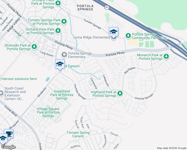 map of restaurants, bars, coffee shops, grocery stores, and more near 138 Hemisphere in Irvine