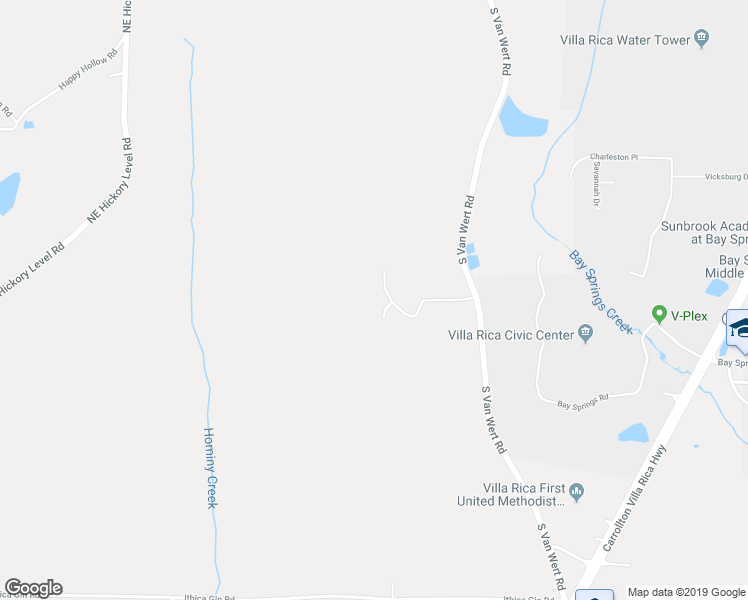 map of restaurants, bars, coffee shops, grocery stores, and more near 136 Walkers Pond Drive in Villa Rica