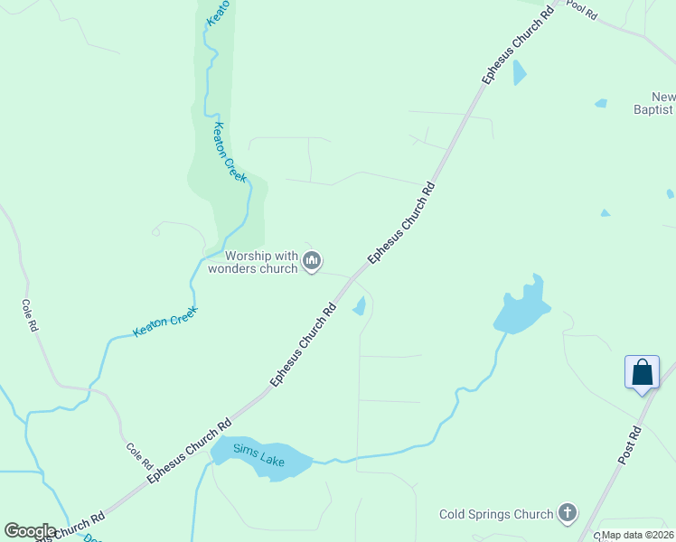 map of restaurants, bars, coffee shops, grocery stores, and more near 9180 Shiloh Drive in Villa Rica