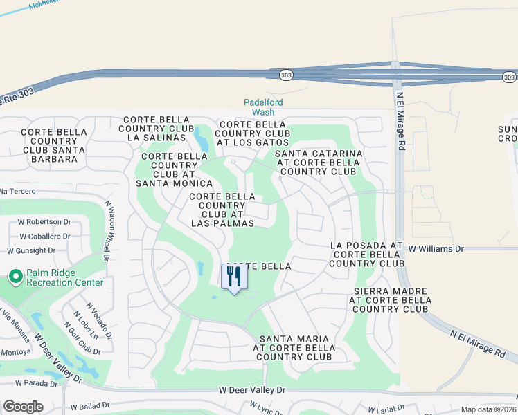 map of restaurants, bars, coffee shops, grocery stores, and more near 13113 West Quinto Drive in Sun City West