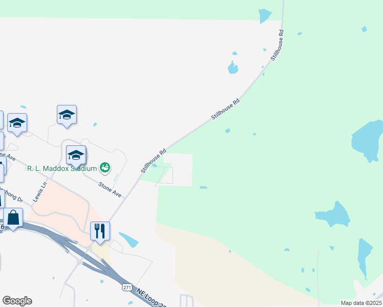 map of restaurants, bars, coffee shops, grocery stores, and more near 2900 Stillhouse Road in Paris