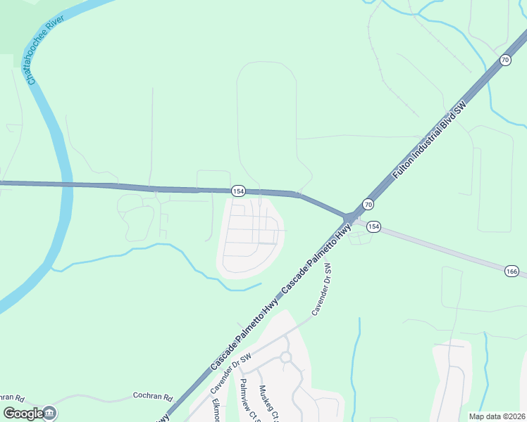 map of restaurants, bars, coffee shops, grocery stores, and more near 2514 Capella Circle Southwest in Atlanta