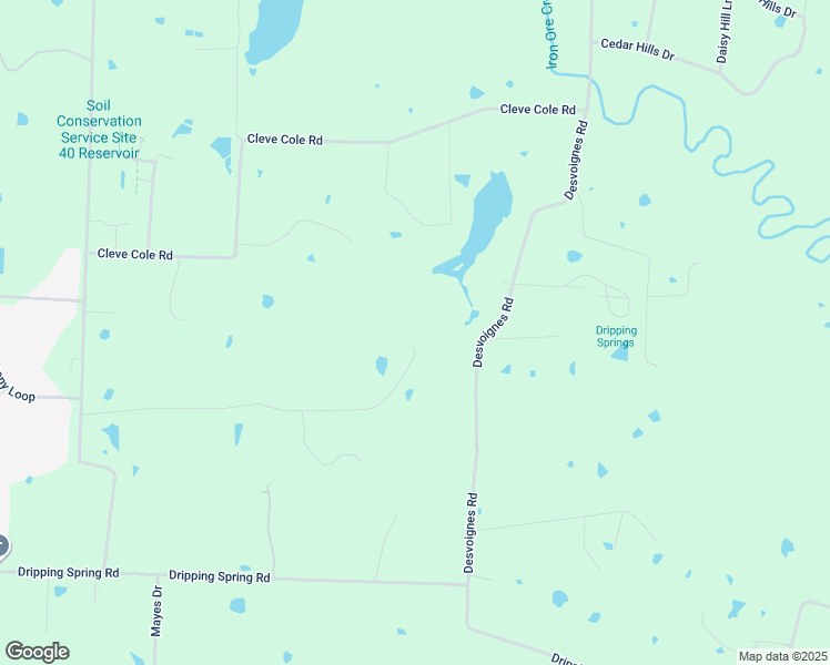 map of restaurants, bars, coffee shops, grocery stores, and more near 811 Russell Lane in Denison