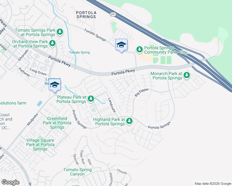 map of restaurants, bars, coffee shops, grocery stores, and more near 137 Trumpet Flower in Irvine