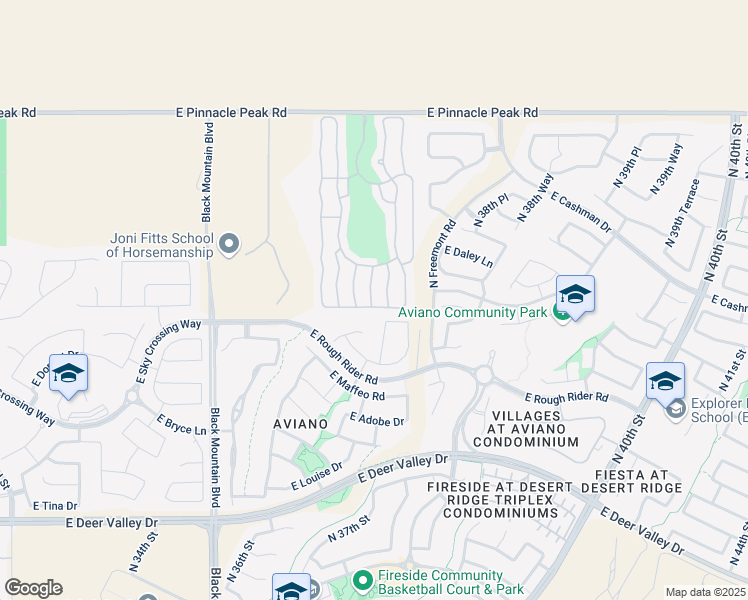 map of restaurants, bars, coffee shops, grocery stores, and more near 3901 East Pinnacle Peak Road in Phoenix