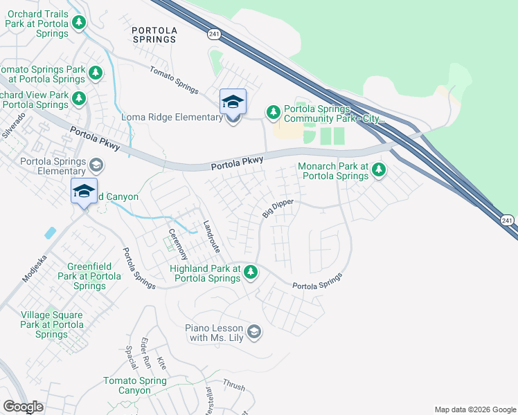 map of restaurants, bars, coffee shops, grocery stores, and more near 168 Plum Lily in Irvine