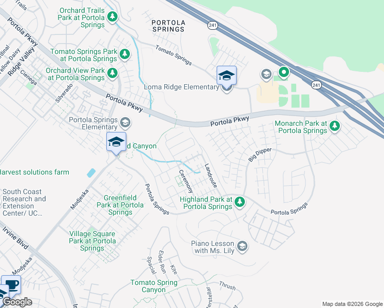 map of restaurants, bars, coffee shops, grocery stores, and more near 136 Hemisphere in Irvine