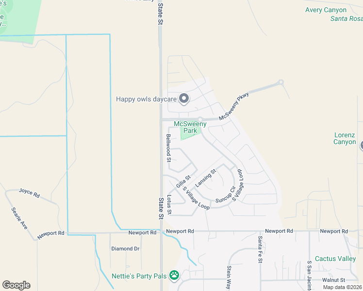 map of restaurants, bars, coffee shops, grocery stores, and more near 3162 Everlasting Street in Hemet
