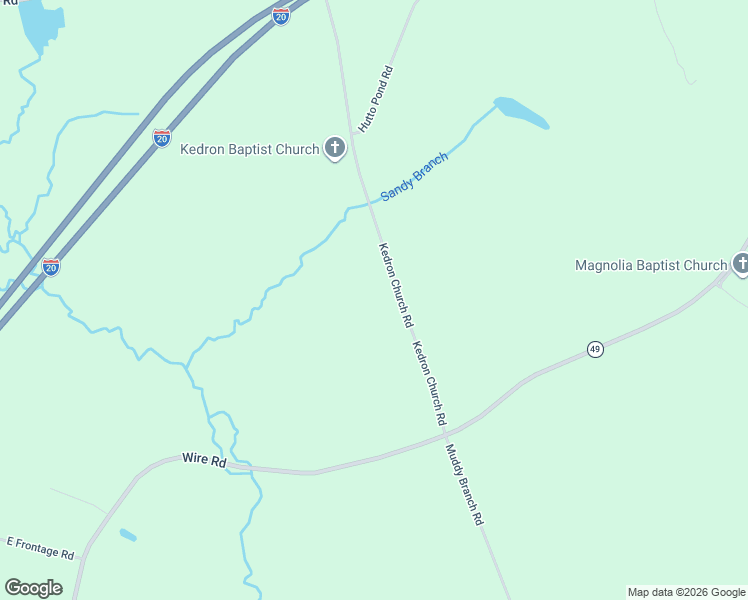 map of restaurants, bars, coffee shops, grocery stores, and more near 113-221 Kedron Church Road in Aiken