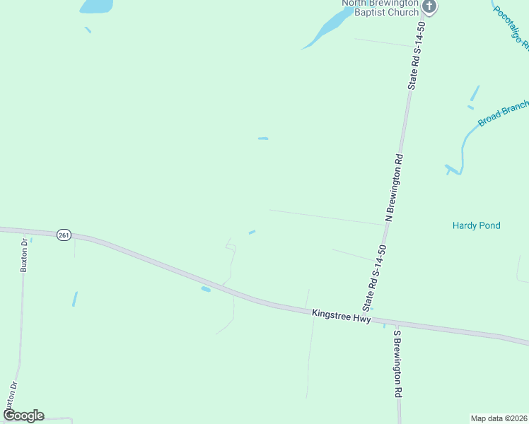 map of restaurants, bars, coffee shops, grocery stores, and more near 1331 North Brewington Road in Manning