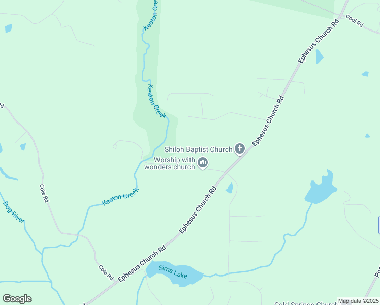 map of restaurants, bars, coffee shops, grocery stores, and more near 9190 Shiloh Drive in Villa Rica