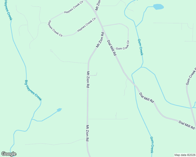 map of restaurants, bars, coffee shops, grocery stores, and more near 1850 Mount Zion Road in Oxford