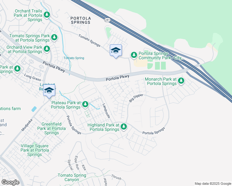 map of restaurants, bars, coffee shops, grocery stores, and more near 109 Yellow Iris in Irvine