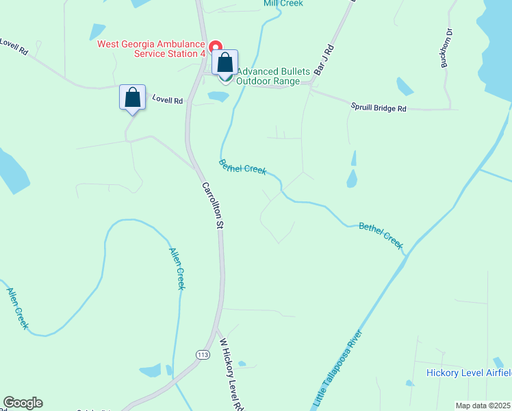 map of restaurants, bars, coffee shops, grocery stores, and more near 265 Spruell Creek Drive in Temple