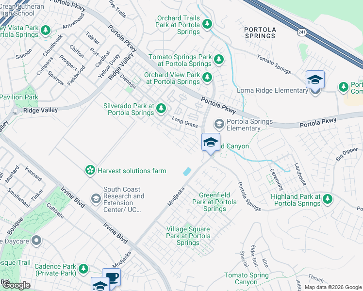 map of restaurants, bars, coffee shops, grocery stores, and more near 56 Latitude in Irvine