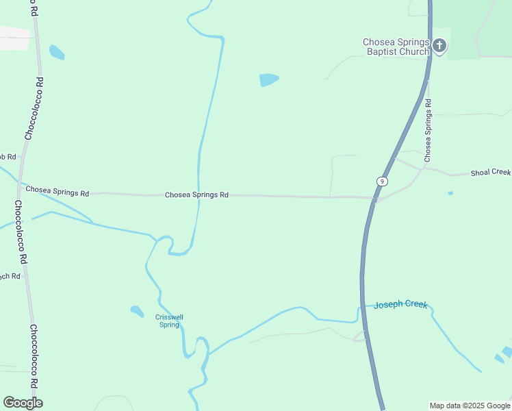 map of restaurants, bars, coffee shops, grocery stores, and more near 796 Chosea Springs Road in Anniston