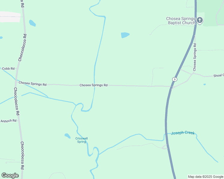 map of restaurants, bars, coffee shops, grocery stores, and more near 796 Chosea Springs Road in Anniston