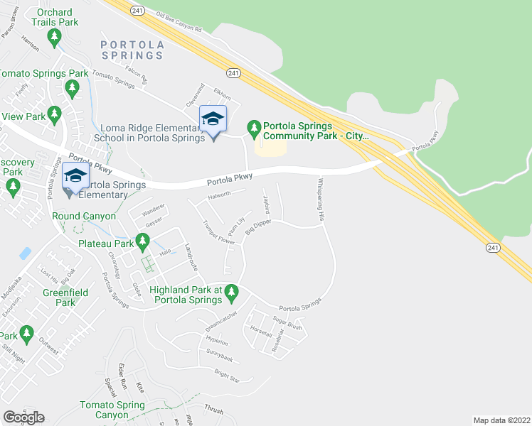 map of restaurants, bars, coffee shops, grocery stores, and more near jaybird in Irvine