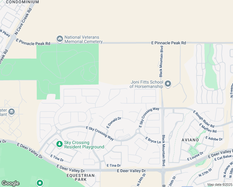 map of restaurants, bars, coffee shops, grocery stores, and more near 3255 East Harlow Drive in Phoenix